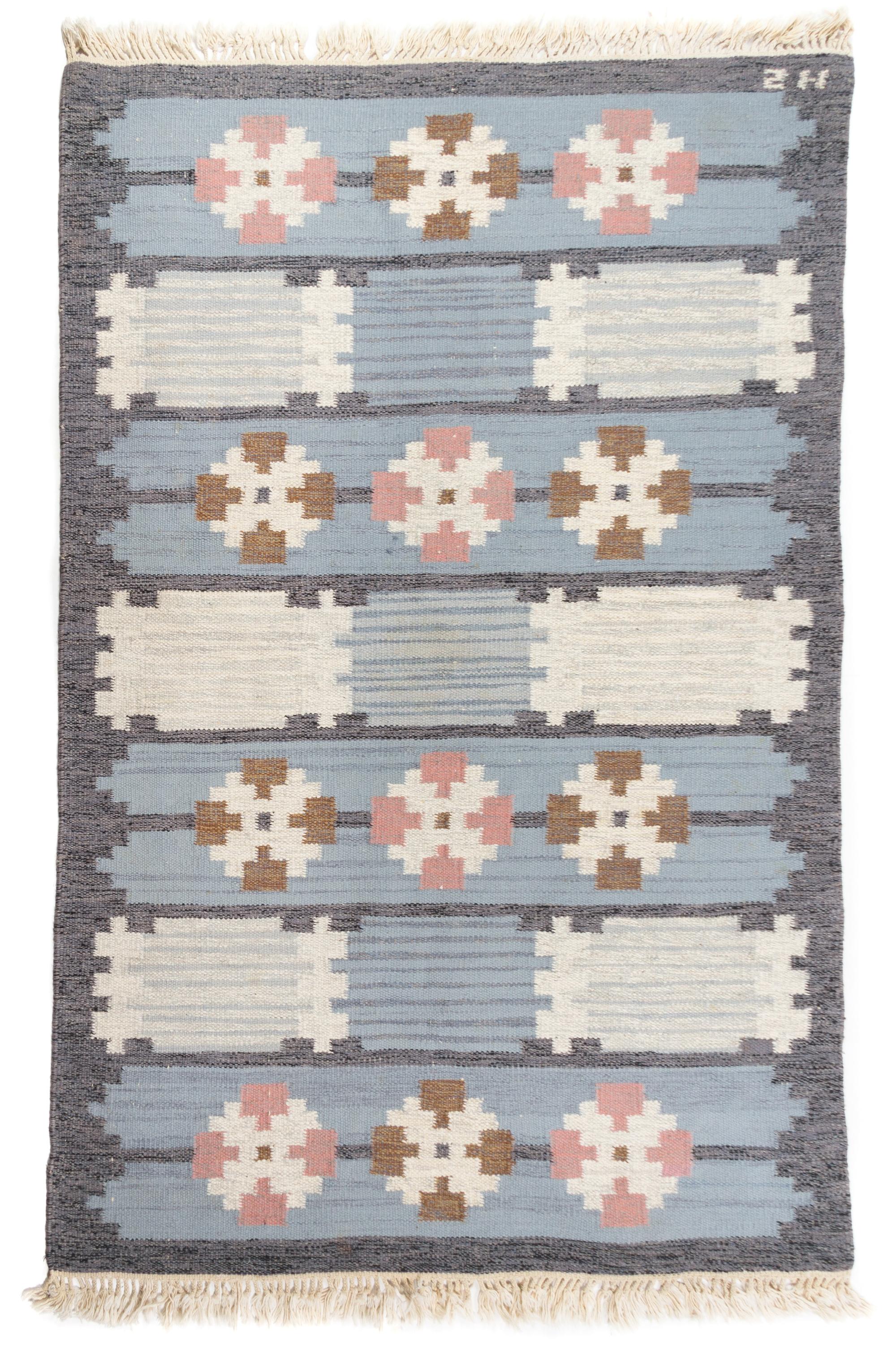 Svensk Hemslojd, SWEDEN, 1950s, rug