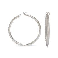 DIAMOND HOOP EARRINGS