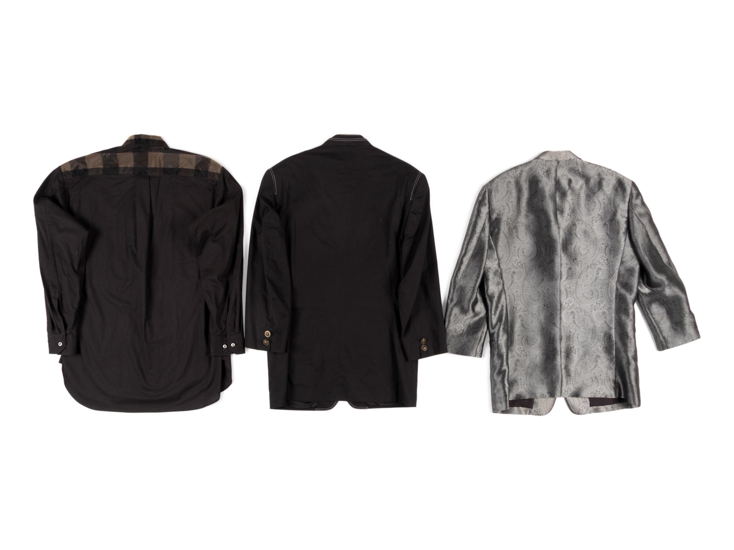 Three Designer Men's Wear Separates; One Versace, Two Issey Miyake Men
