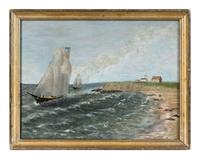 Two Sloops Along the Coast