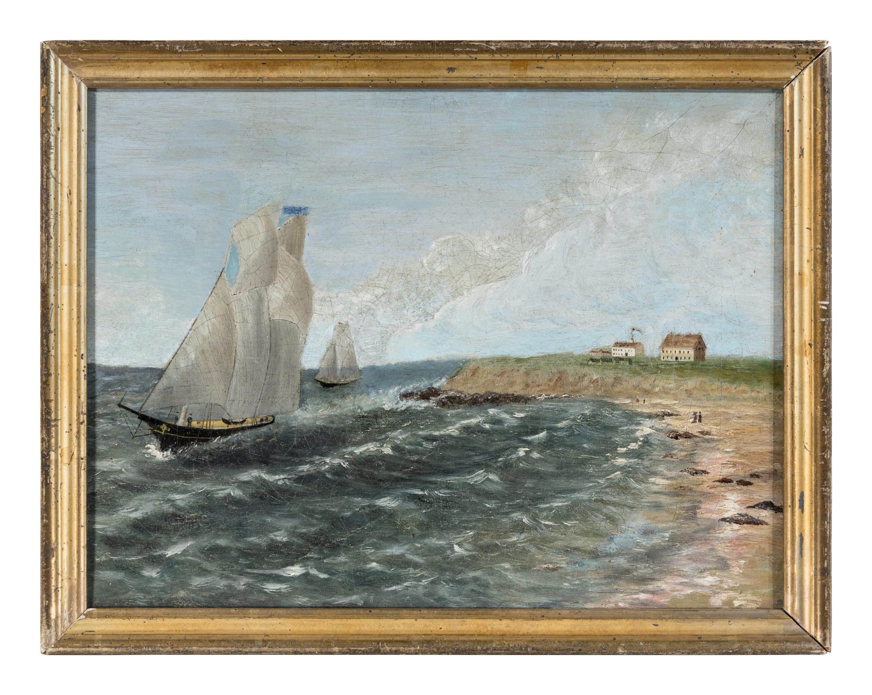 Two Sloops Along the Coast