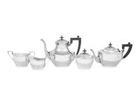 An American Silver Five-Piece Tea and Coffee Service