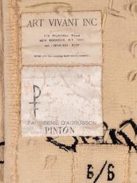'Comets' Tapestry D'Aubusson Edition 6 of 6 Atelier Pinton Frères, France