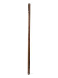 An English Leather Wrapped Library Ladder