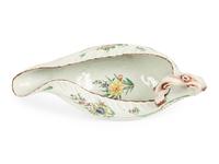 Four English Porcelain Sauce Boats — 18TH CENTURY