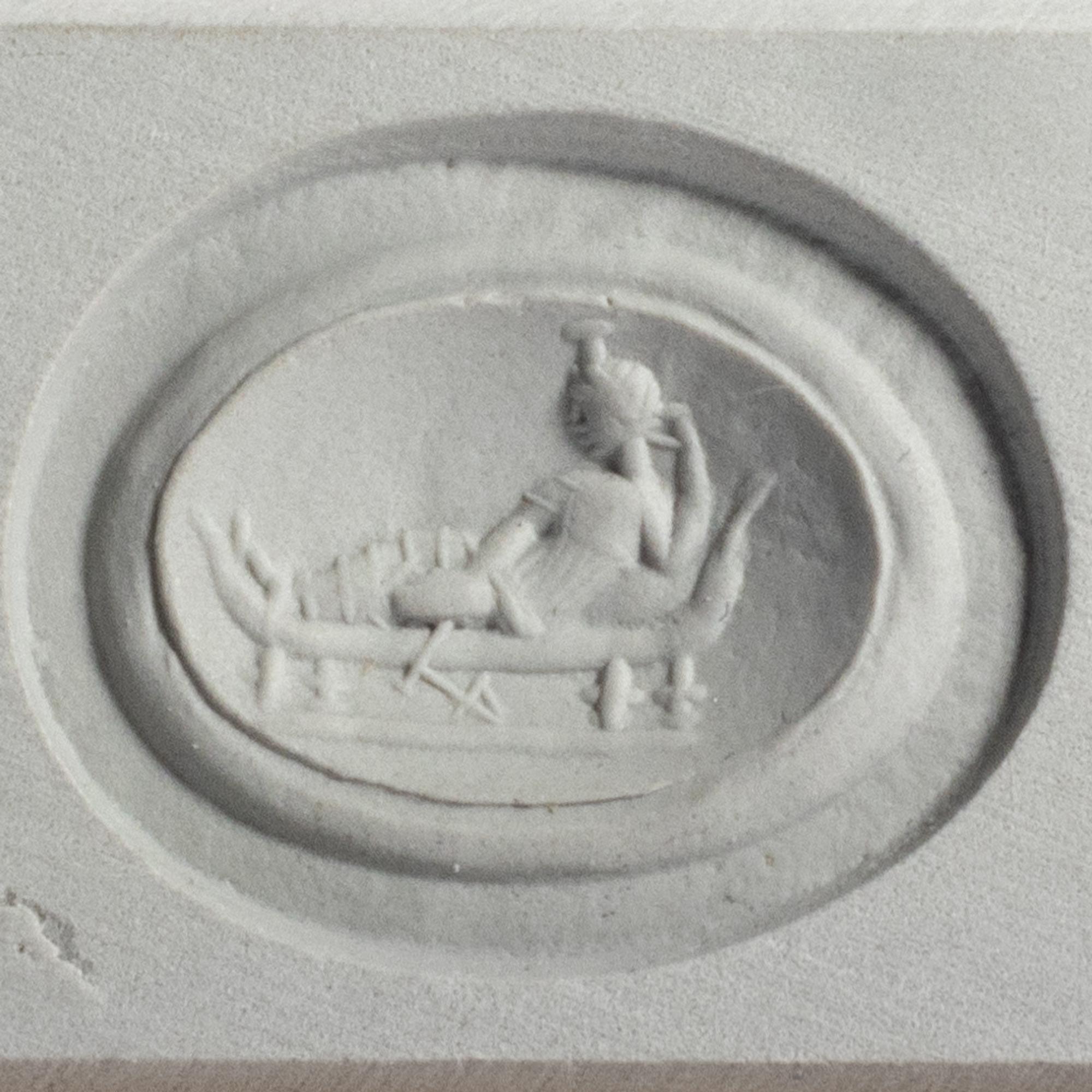 A Roman Plasma Ring Stone with the Goddess Isis-Aphrodite — Set in a gold ring