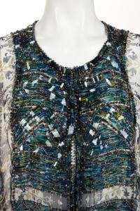 Four Oscar de la Renta Embellished Beachwear Items: One Swimsuit with Shirt, One Tunic, and One Caftan, Summer 2006-Resort 2007