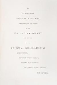 FRANCKLIN, WILLIAM. History of the Reign of Shah-Alum. London, 1798.