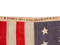 [FLAGS]. 13-star American flag. Ca late 19th-early 20th century.
