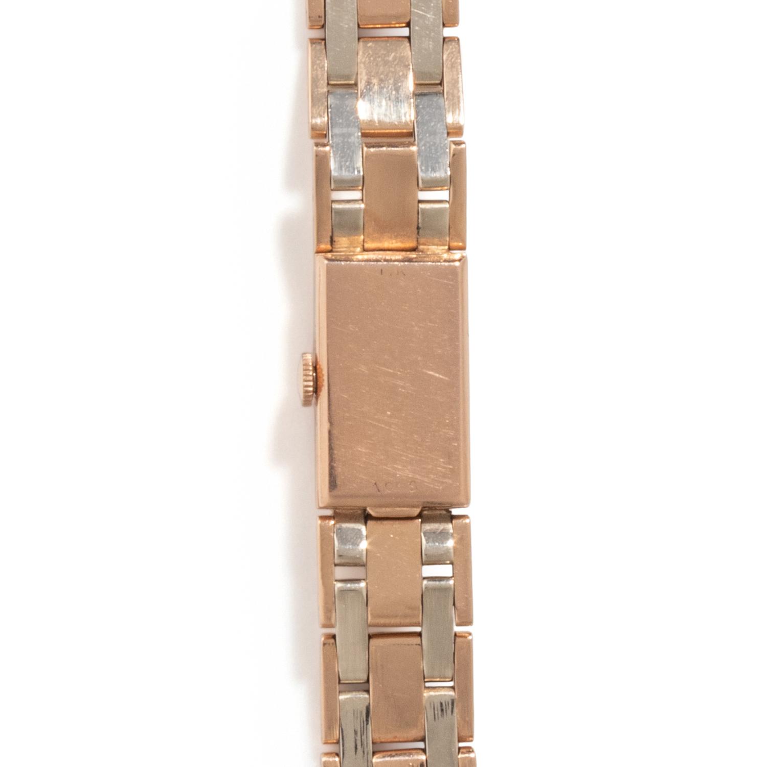 RETRO, BICOLOR GOLD WATCH