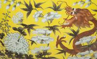 A Chinese Famille Jaune Porcelain Jardiniere