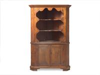 A Chippendale Pine Corner Cupboard