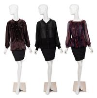 Three Designer Tops: One Yves Saint Laurent, One Calvin Klein, One Ungaro, 1970-90s
