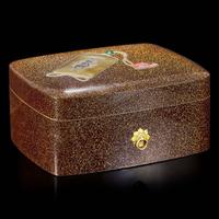 A very finely executed Japanese lacquer "Inro" box 日本时绘"印笼"盒子一件 Meiji period ??