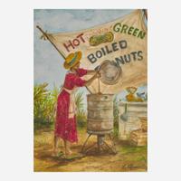 Marilyn Evans Eiflin (American, 20th Century) Hot Green Boiled Peanuts