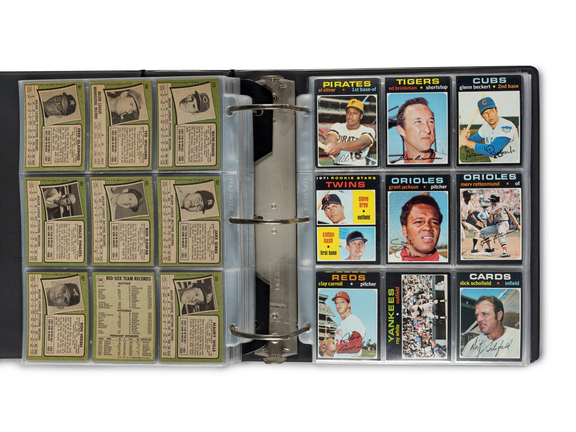 A Complete Set of 1971 Topps Baseball Cards (752/752)