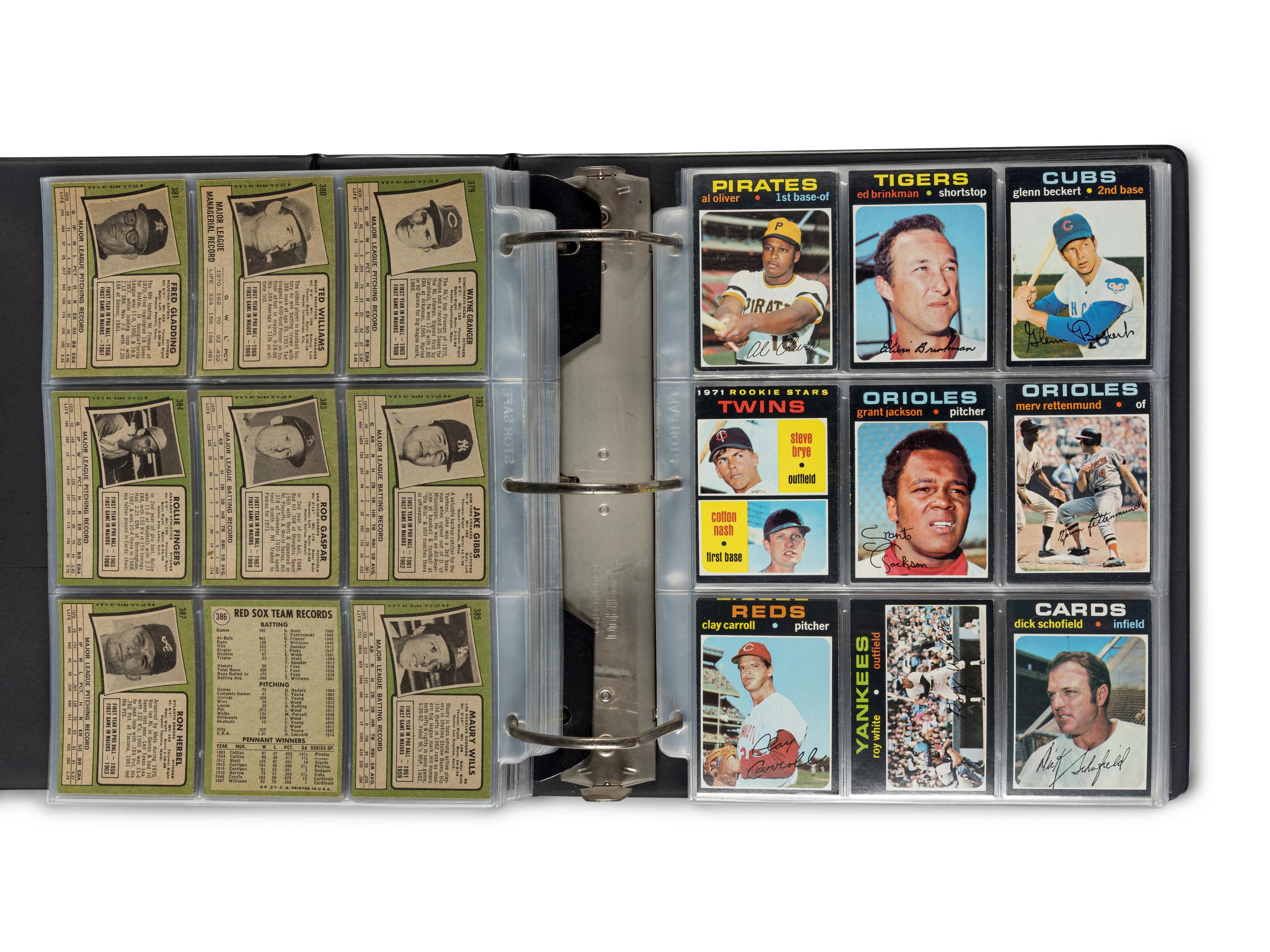 A Complete Set of 1971 Topps Baseball Cards (752/752)