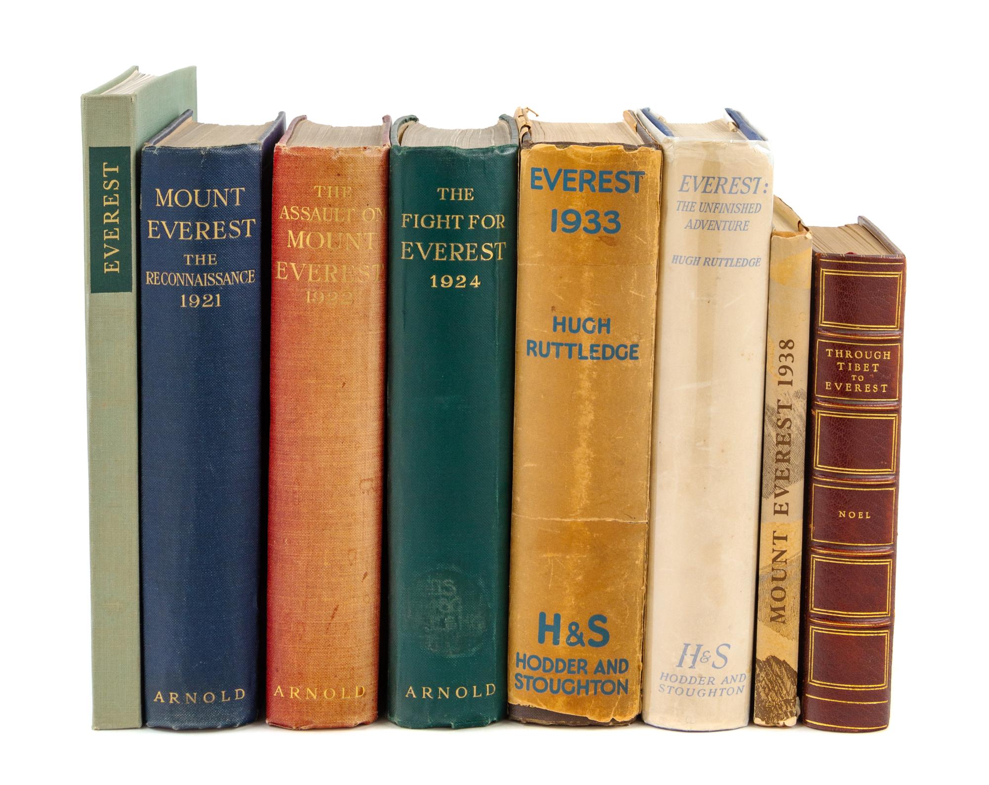 [EVEREST]. A group of 8 works, comprising: