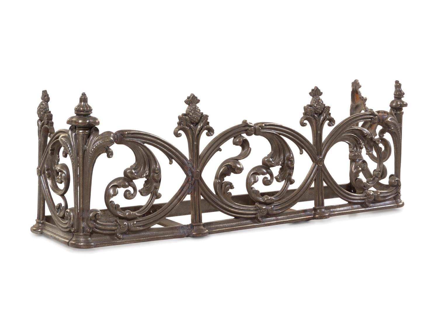 A Neoclassical Cast Steel Fire Fender