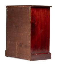 An Eight-Drawer Mahogany Lepidopterological Specimen Cabinet