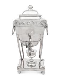 An English Silver-Plate Tea Urn
