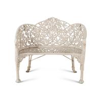A Cast Iron Garden Bench
