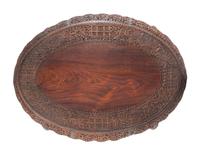 An Anglo-Indian Carved Teakwood Table
