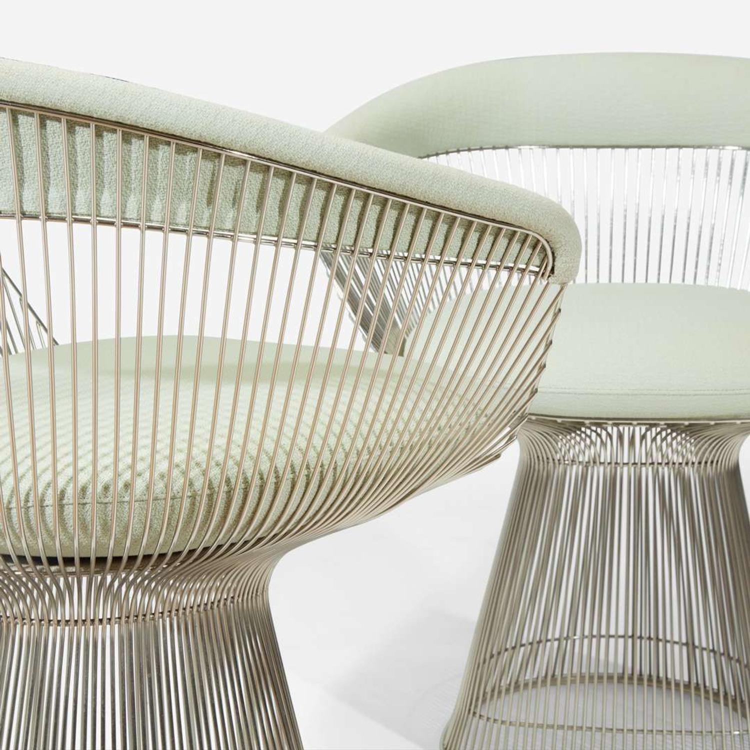 Warren Platner (American, 1919-2006) Dining Table and Set of Six Dining Chairs, Knoll International, Designed 1966, the Present Lot circa 1990s