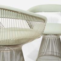 Warren Platner (American, 1919-2006) Dining Table and Set of Six Dining Chairs, Knoll International, Designed 1966, the Present Lot circa 1990s