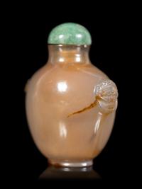 Two Chinese Agate Snuff Bottles