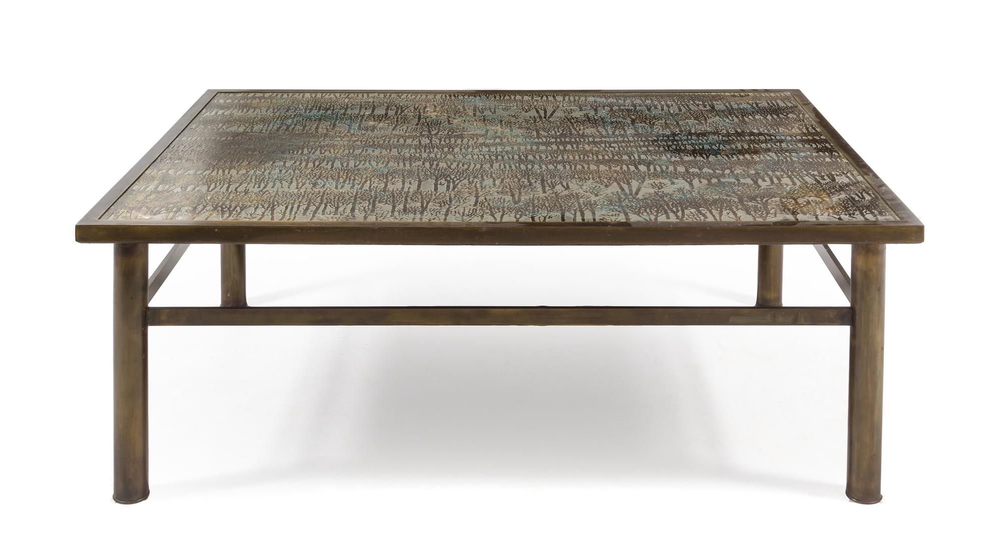 Philip & Kelvin LaVerne (American, 1908-1988; b.1936), c.1969, Eternal Forest low table