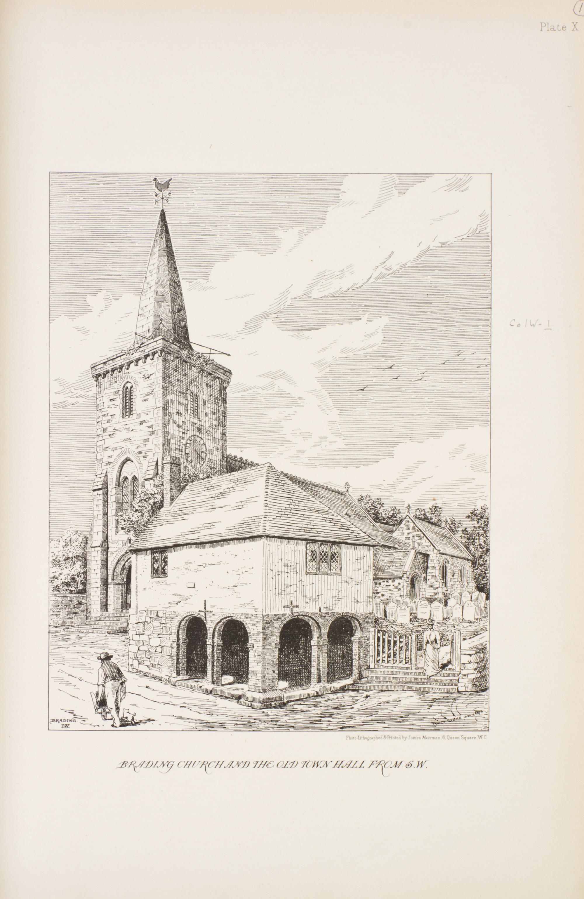STONE, PERCY G. The Architectural Antiquities of the Isle of Wight. London, 1891. 2 parts in one.