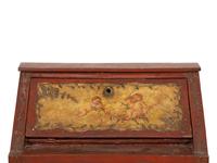 A Venetian Style Painted Slant Front Desk
