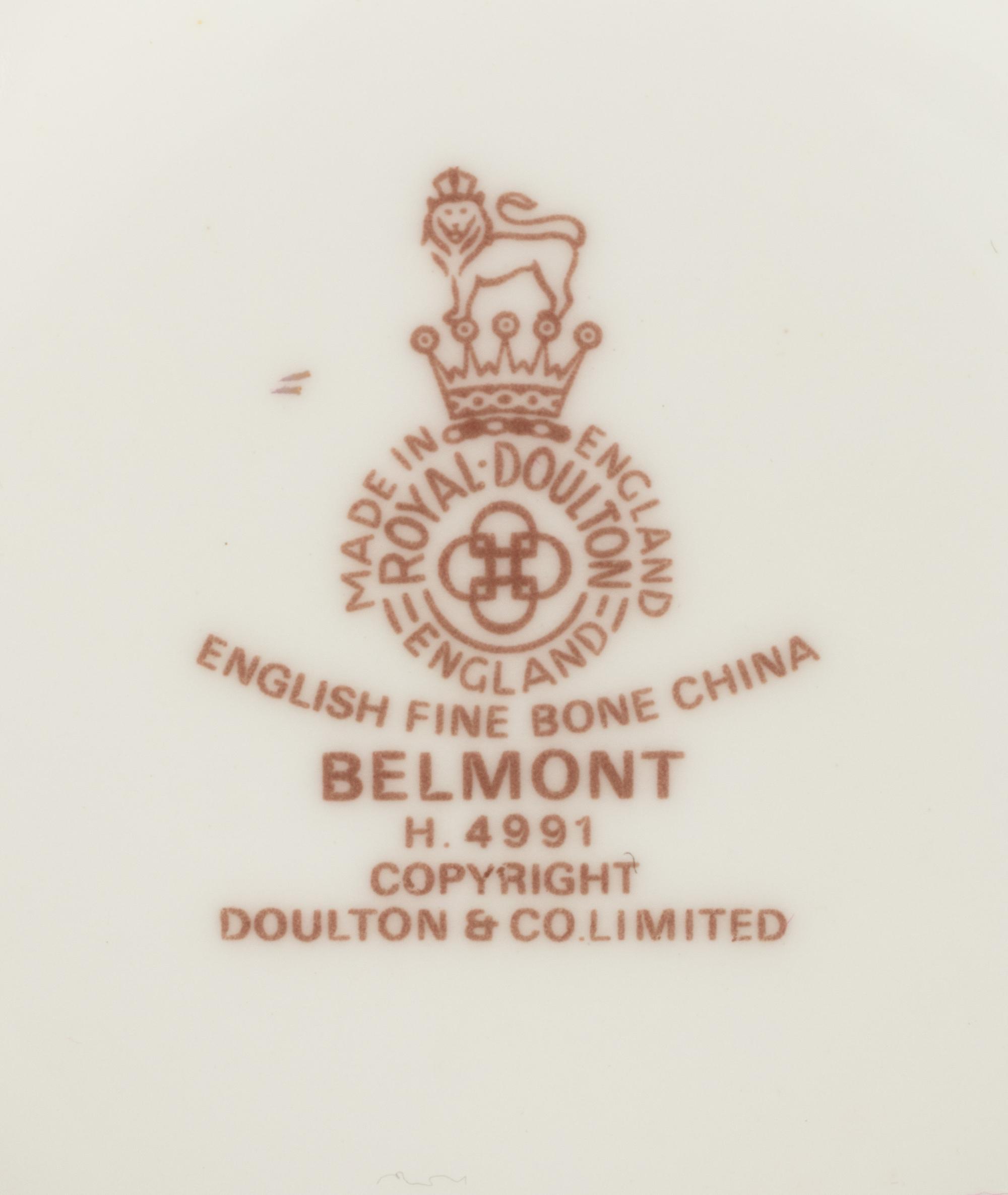 A Royal Doulton Porcelain Dinner Service
