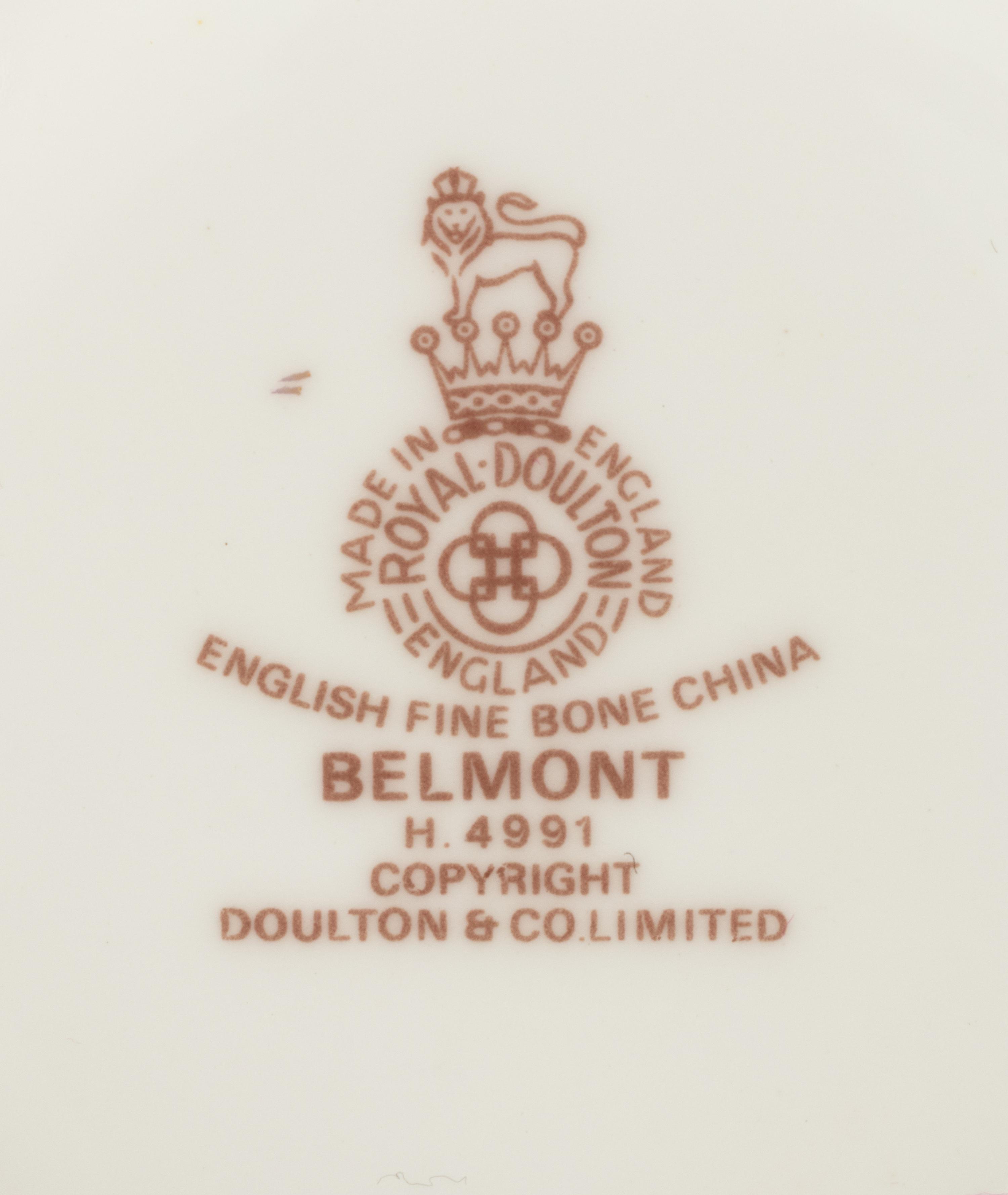 A Royal Doulton Porcelain Dinner Service