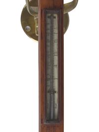 A Mahogany Gimballed Ship's Barometer, Scotland, Circa 1855