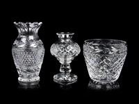 A Group of Waterford Cut Glass Table Articles