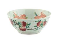 A Large Chinese Famille Rose Porcelain Bowl