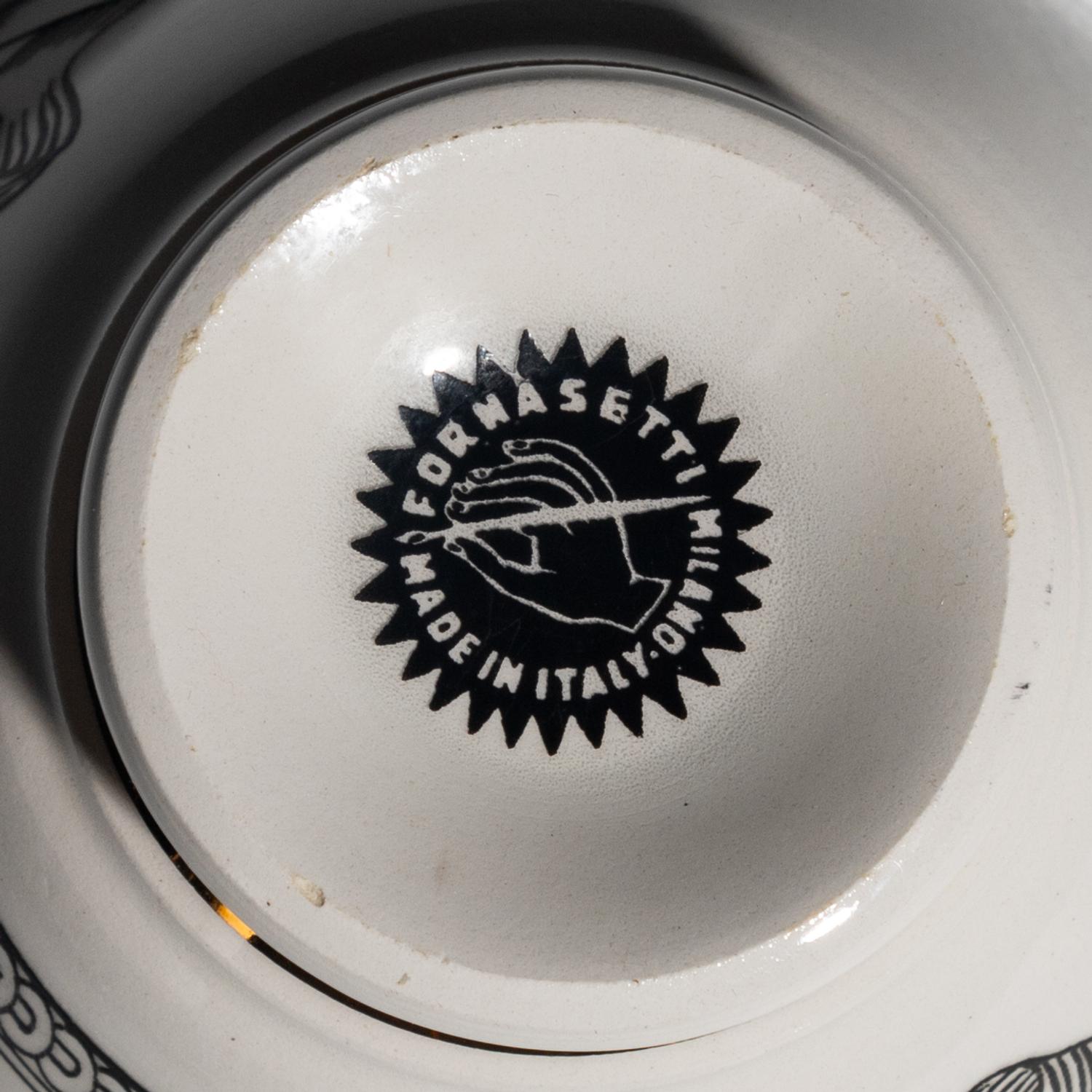 Collection of Porcelain Articles Fornasetti, Italy