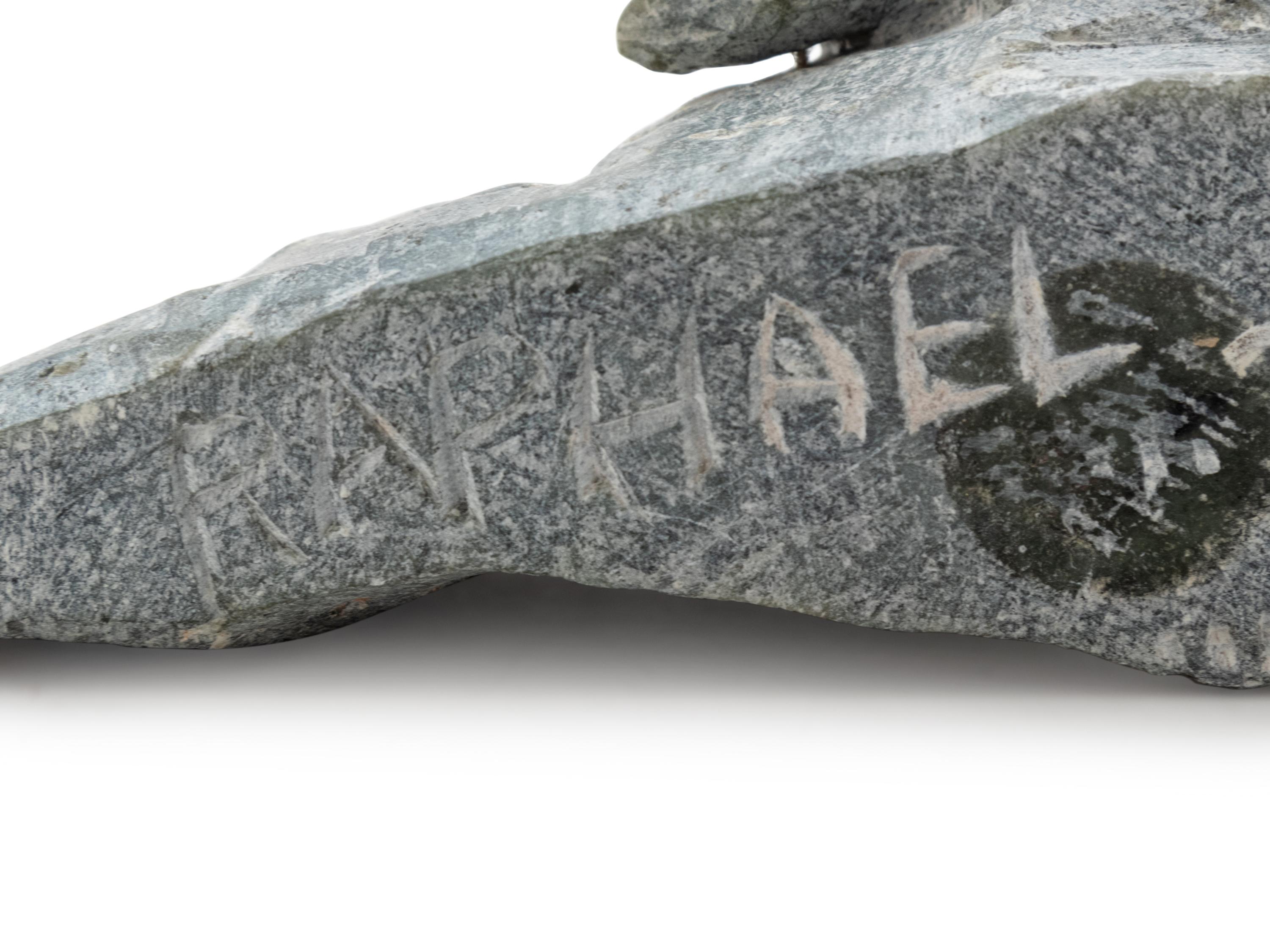 A Collection of Inuit Carved Stone and Bone Sculptures