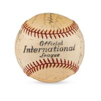A 1936 Toronto Maple Leafs Team Signed Autograph Baseball