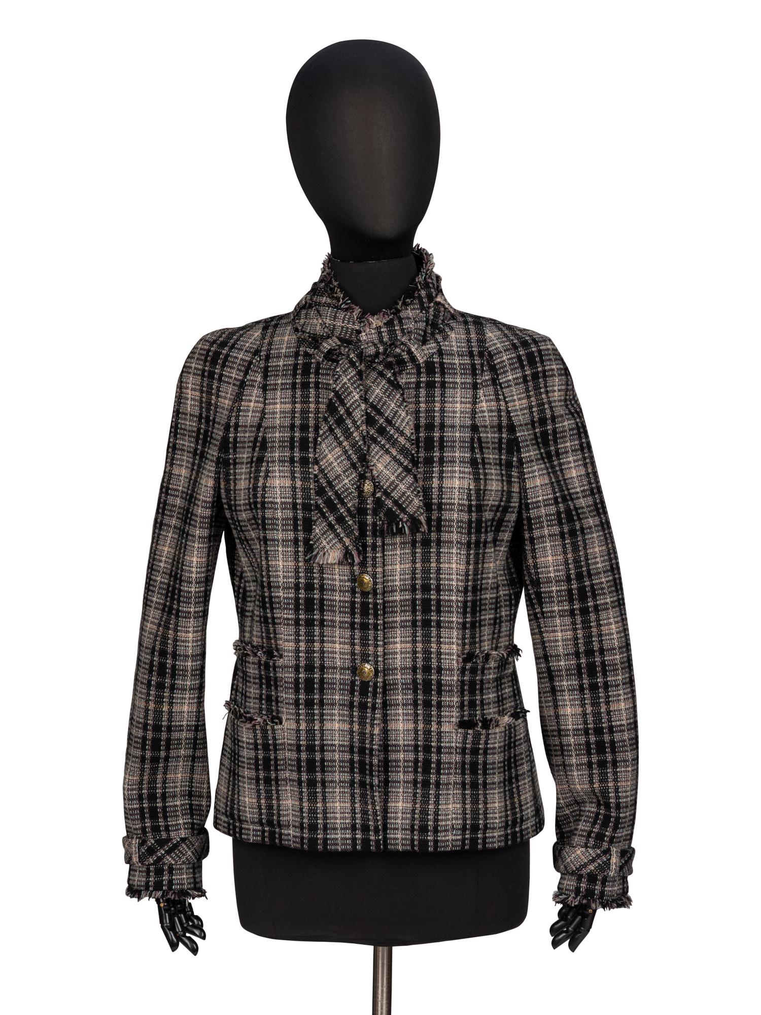Chanel, Plaid Tweed Jacket