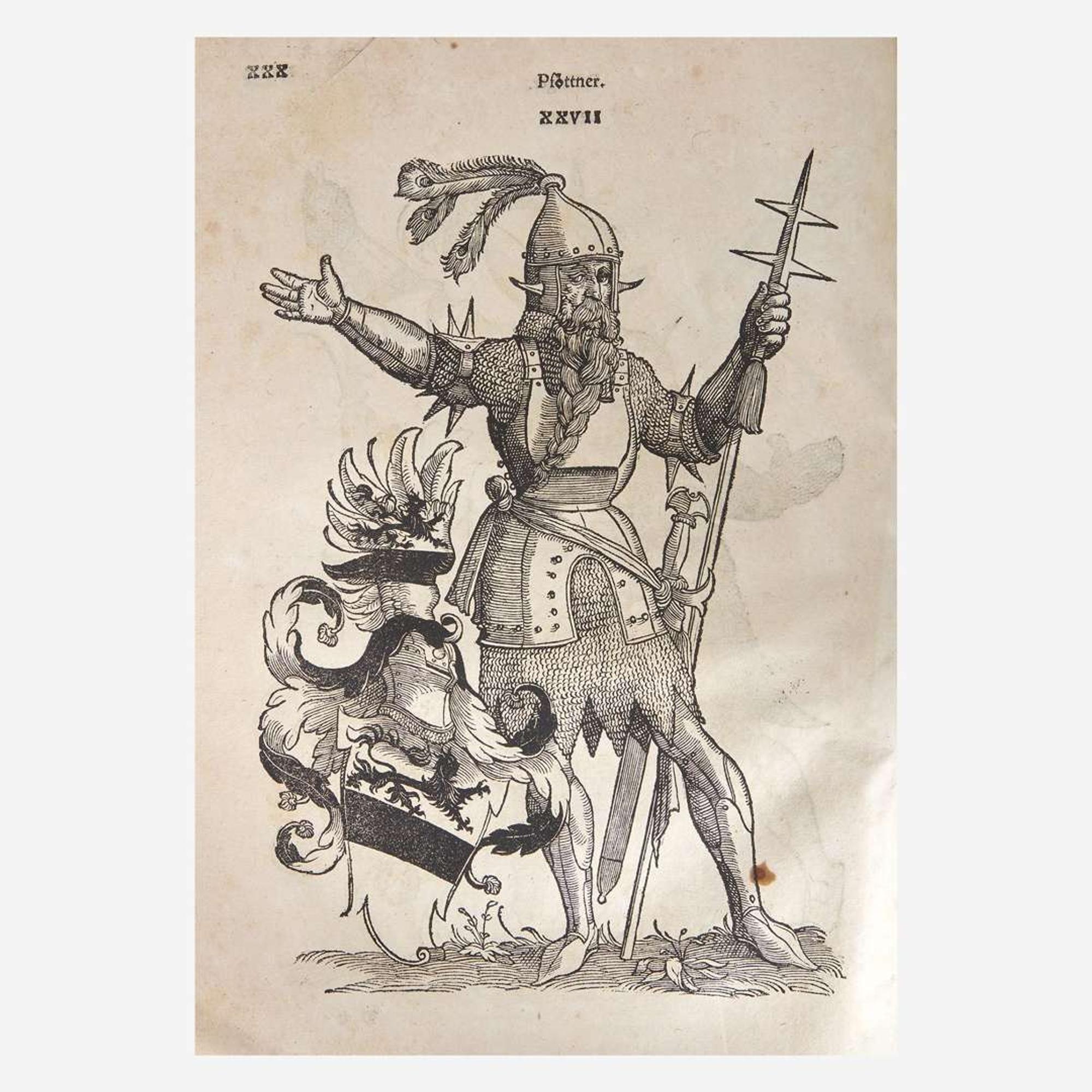 [Military History] (Mair, Paul Hector) Bericht und anzeigen aller herren geschlecht der loblichen Statt Augspurg...
