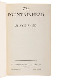 RAND, Ayn (1905-1982). The Fountainhead . Indianapolis and New York: The Bobbs-Merrill Company, 1943.