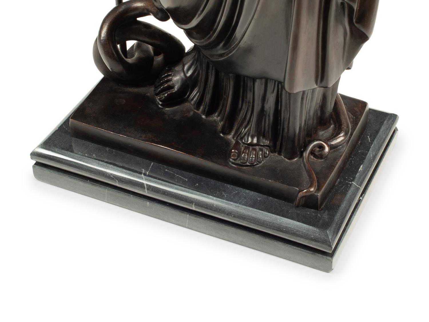 An Italian Bronze Figure of Athena
