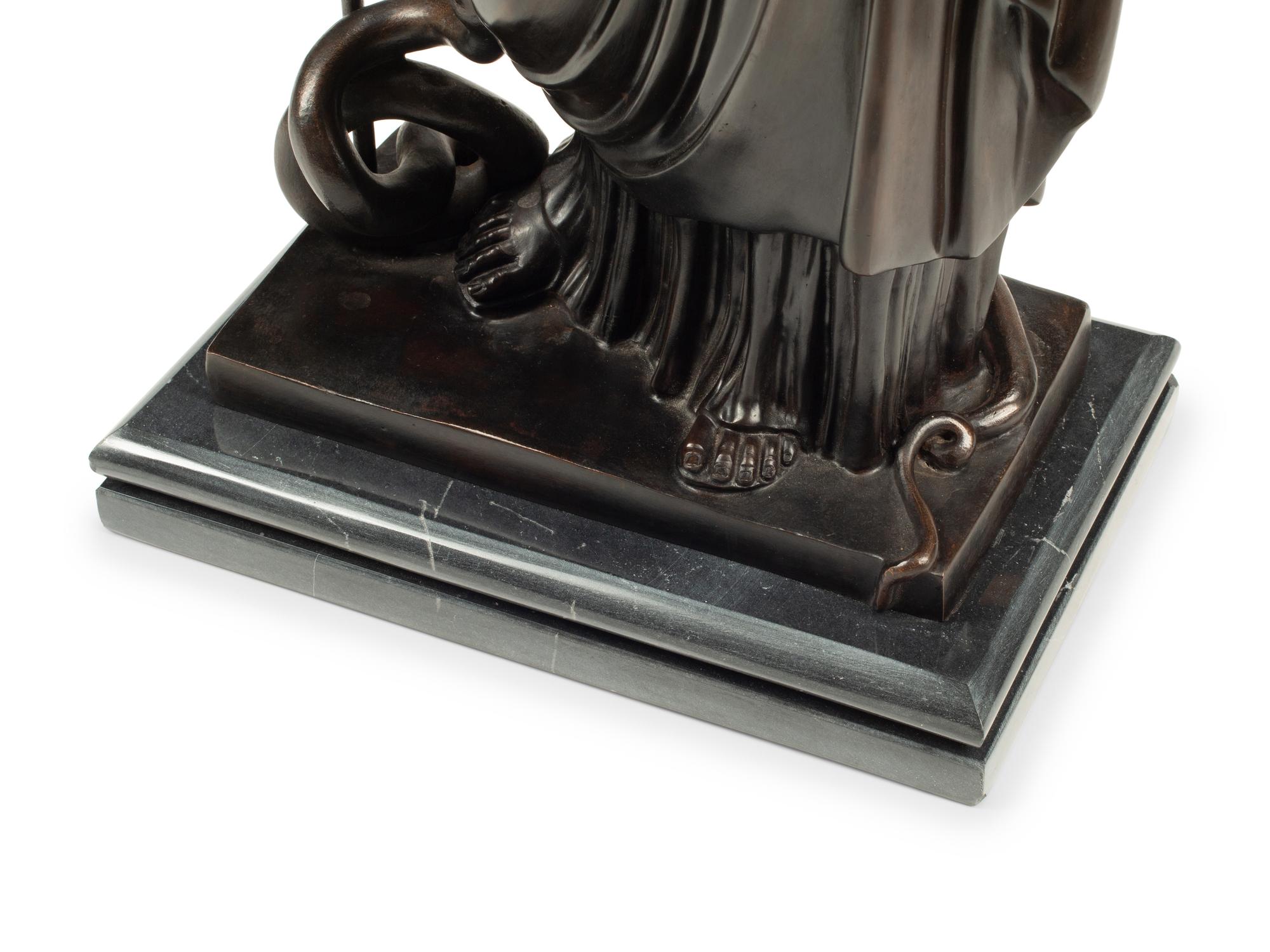 An Italian Bronze Figure of Athena