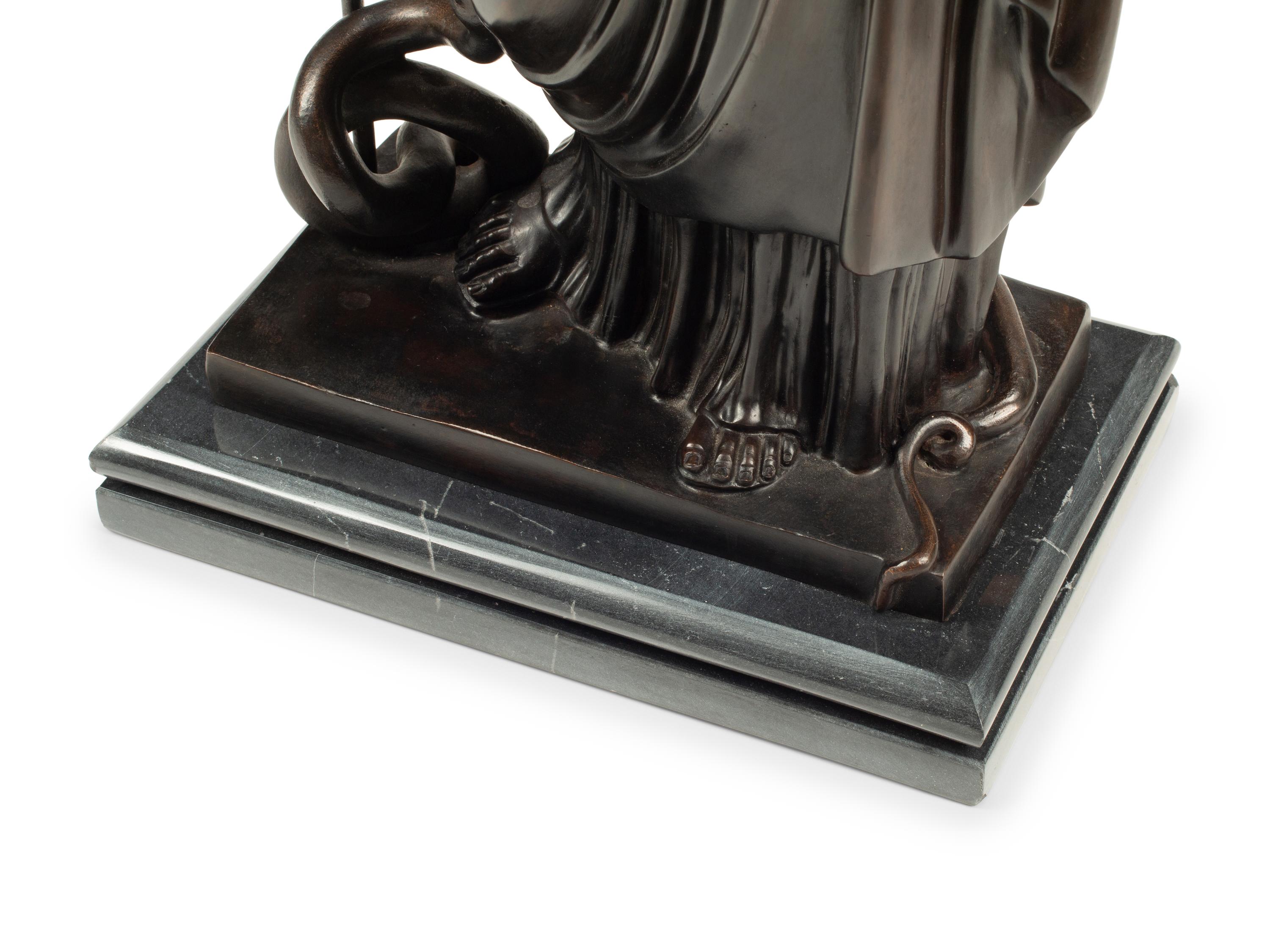 An Italian Bronze Figure of Athena