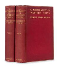 [EXPLORATION -- CHINA]. WILSON, Ernest Henry (1876-1930). A Naturalist in Western China with Vasculum, Camera and Gun. Being some account of eleven years' travel, exploration, and observation in the more remote parts of the Flowery Kingdom . London: Methuen & Co., Ltd., 1913.