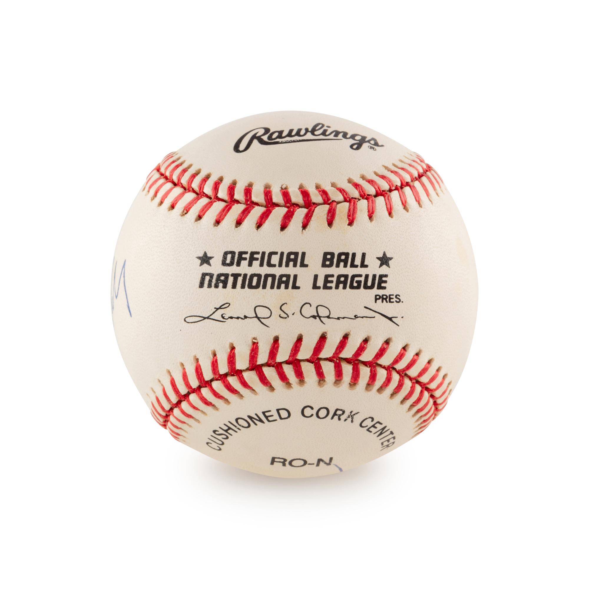 An Atlanta Braves Four Aces (Glavine, Maddux, Neagle, Smoltz) Signed Autograph Baseball (Beckett Authentication Services)