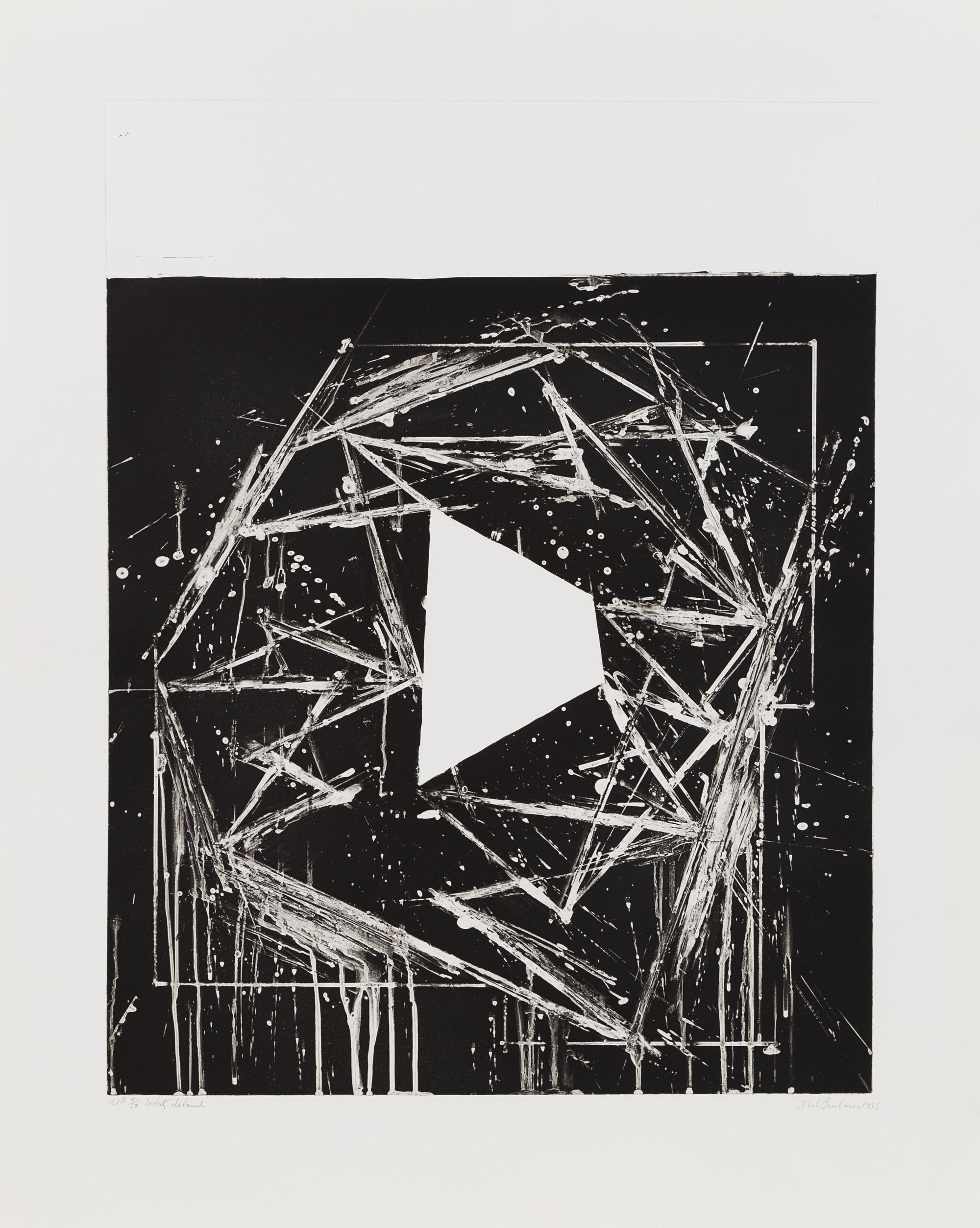 Mel Bochner, (American, b. 1940), White Island, 1985